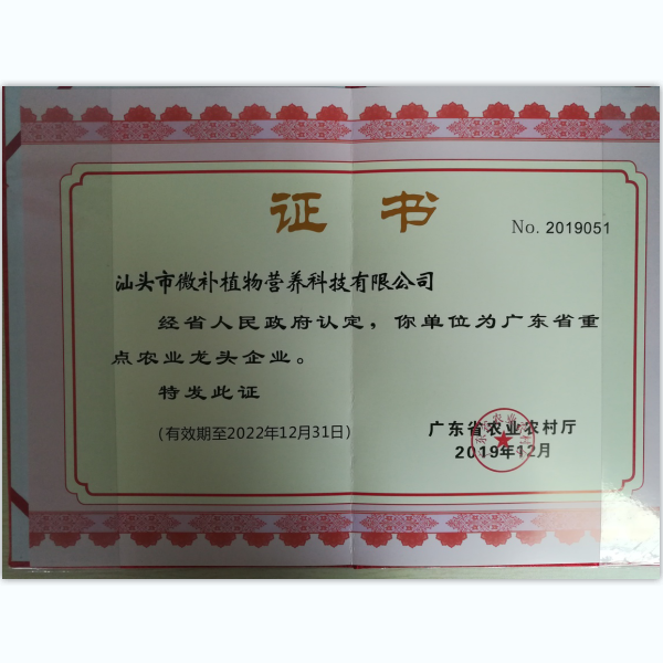 廣東省農業龍頭企業